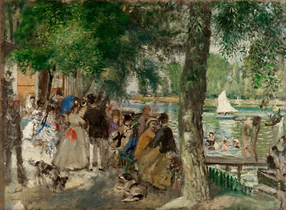 Pierre-Auguste Renoir - Baños en el Sena (La Grenoulliére)