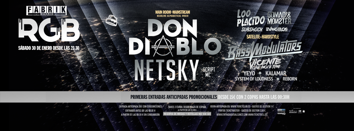 Sábado 30 de enero. DON DIABLO@RGB FABRIK