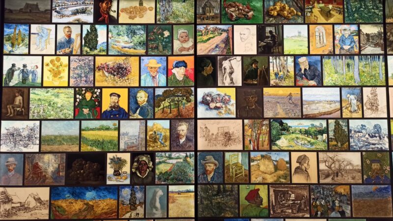Exposición «Meet Vincent Van Gogh» desde dentro
